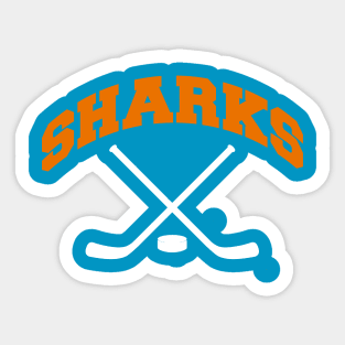 Sharks Hockey Small Logo Sticker